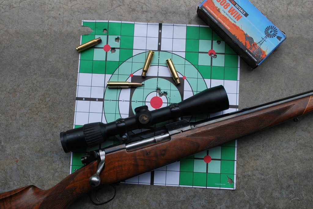 308 Dad M70: My Dad, Bud Boddington, took most of his game with this Winchester M70 .308. Dating to the 1950s, it has been shot little since Dad passed 20 years ago—but it still groups extremely well…like most .308s.