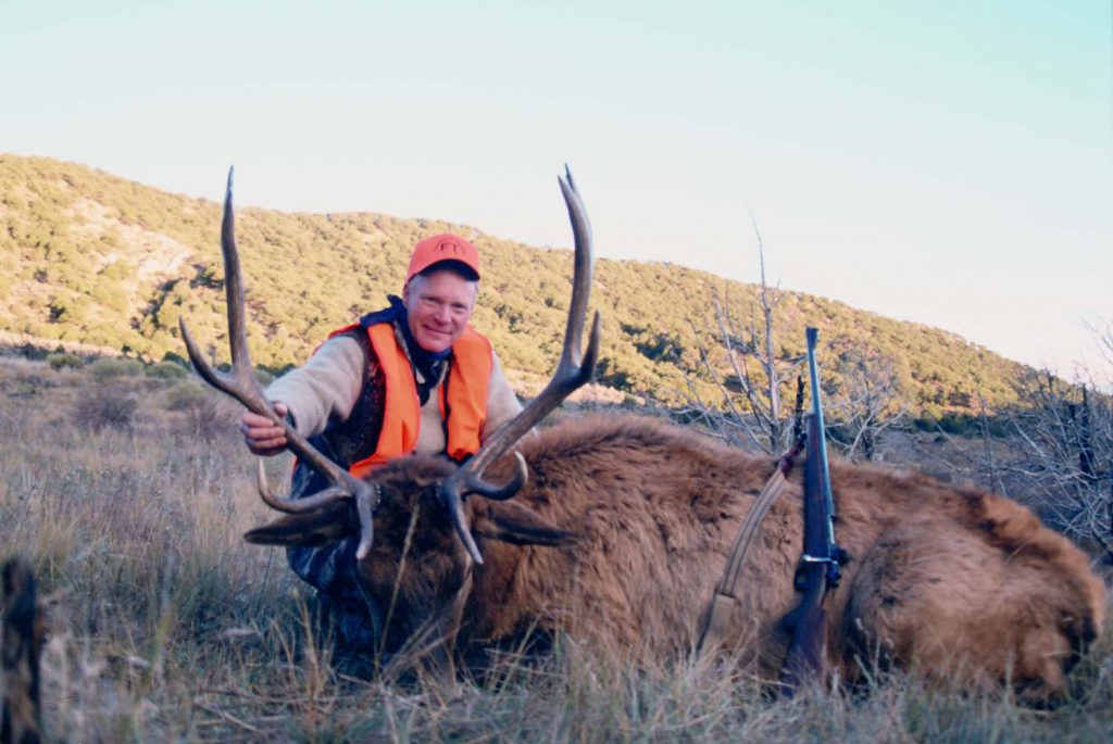 This Colorado bull was taken with an R.F. Sedgley Springfield .30-06 converted to left-hand bolt. This rifle was amazingly accurate and left-hand conversion was perfect…of the many guns I’ve bought and sold, this is the one I most regret not keeping!