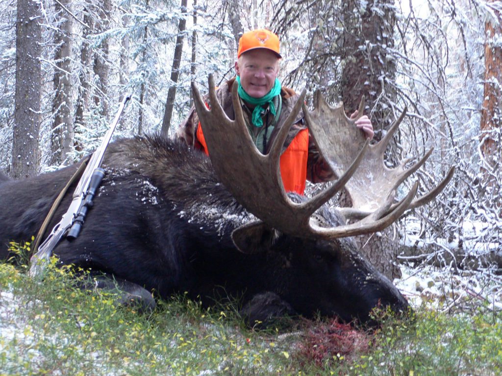 Boddington used a .338 Marlin Express when he drew a Shiras moose tag in Colorado in 2009.