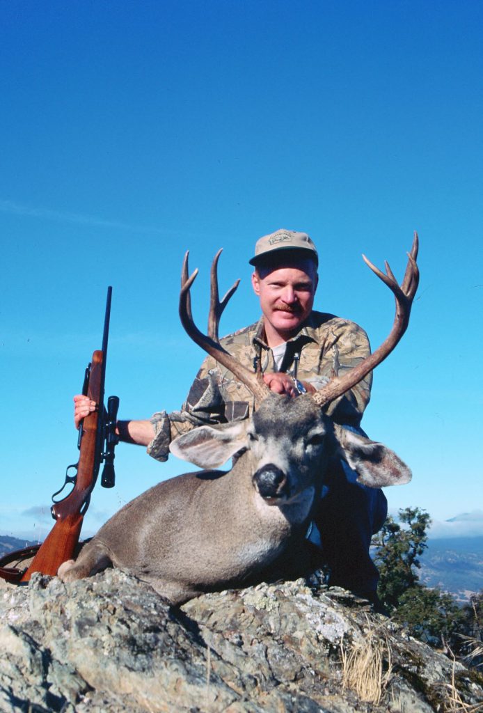 A very good blacktail buck, taken with a Winchester M88 in .308 Winchester. Though not designed for lever-actions, the .308 has been chambered to a number of lever-actions…and there are few things that can’t be done with a .308. 
