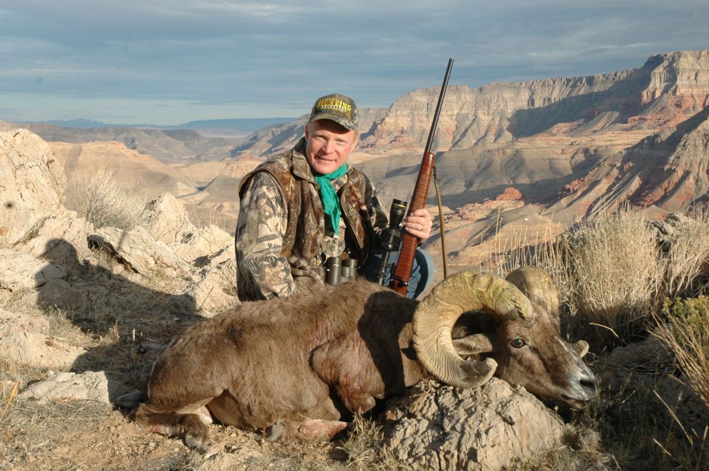 DSC_6968: When Boddington drew his once-in-a-lifetime Arizona desert sheep tag he chose a .270 without hesitation. The shot was about 250 yards…which is pretty close to Boddington’s lifetime average for shots at mountain game.