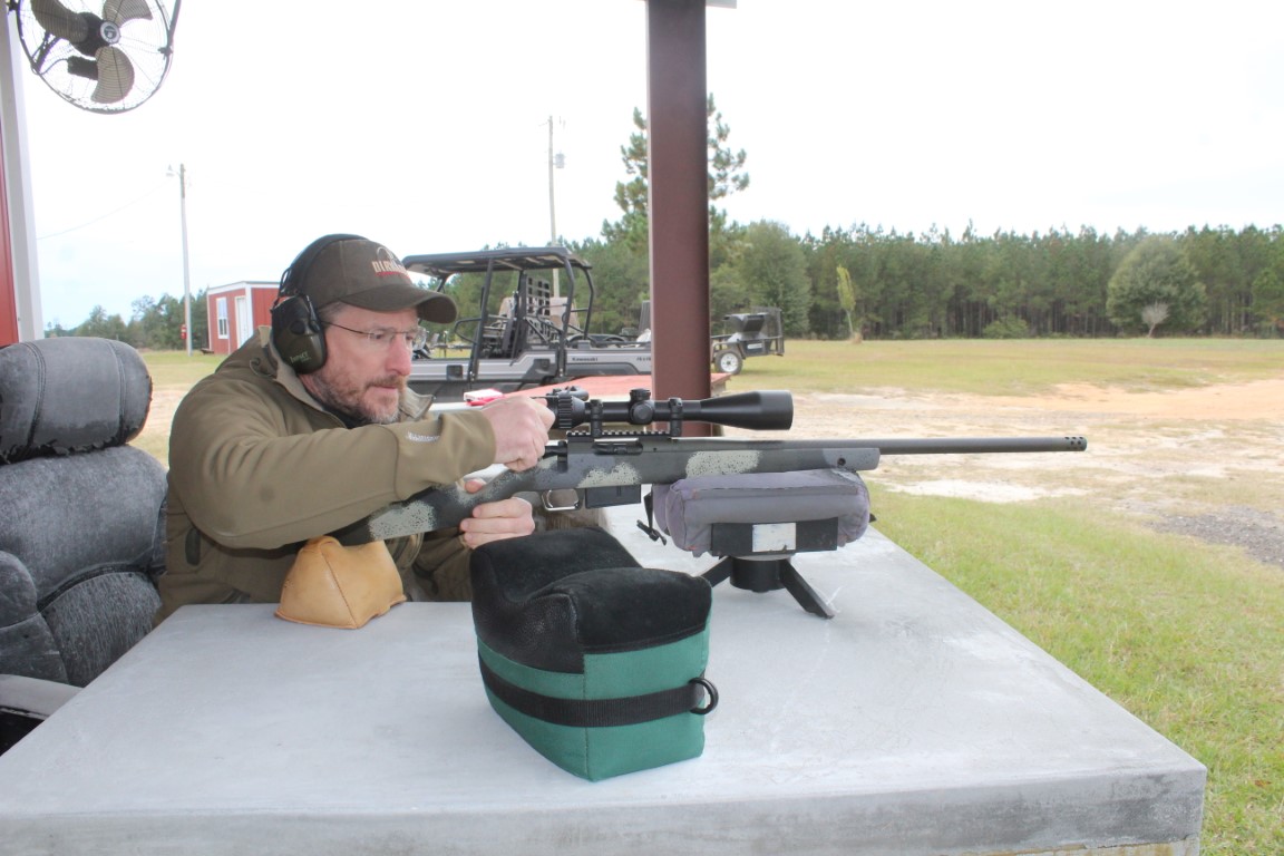 John Stucker on the range with a Springfield Waypoint in 6.5 PRC