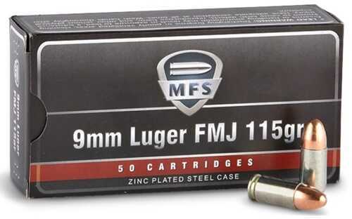 MFS 9mm Luger 115gr–FMJ /50 20010