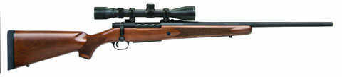 Mossberg Patriot 270 Winchester 22" Fluted Blue Barrel Walnut Stock 3x9x40mm Scope Combo Package Bolt Action Rifle27883