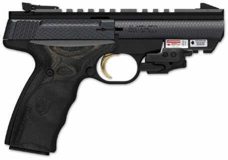 Browning BUCK MARK Black Label UDX Semi Automatic Pistol 4" Carbon Fiber Barrel Finish With Crimson Trace Laser 22 Long Rifle 051511490
