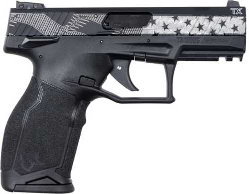 Taurus TX22 Engraved US Flag Talo Edition Semi-Auto Pistol 22LR 4.1" Barrel (1)-16Rd Mag Black Polymer Finish