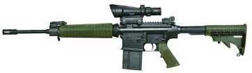 ArmaLite Inc AR-10A4 308 Winchester 16" Barrel 20 Round Green Telescoping Stock Semi Automatic Rifle 10A4CF