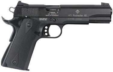 American Tactical Imports GSG 1911 22 Long Rifle 5" Barrel 10 Round Blued Black Grip Semi Automatic Pistol GERG2210M1911B
