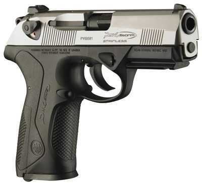 Beretta Px4 Inox 40 S&W 4" Barrel 10 Round Stainless Steel Black Semi Automatic Pistol JXF4F50