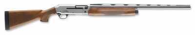 Browning Micro Midas Silver Hunter 12 Gauge Semi Auto Shotgun 26 Inch Vented Barrel Walnut Stock 011389305