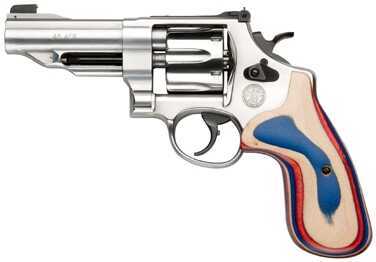 Smith & Wesson 625 45 ACP 4" Barrel 6 Round Satin Stainless Steel Wood Grip Revolver Pistol 170161