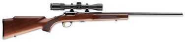 Browning TBOLT Target Varmint 22 Magnum Bolt Action Rifle Steel Blued Finish Heavy Barrel Adjustable Trigger Satin Walnut Monte Carlo Stock (Scope Not Included)025176204