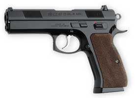 CZ USA 97 B 45 ACP 10 Round Blued Finish Wood Grip Semi Automatic Pistol 01402