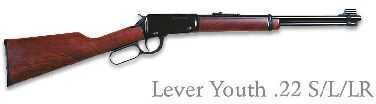 Henry Repeating Arms Youth Lever Action Rifle 22 Long 16" Barrel American Walnut Stock H001y