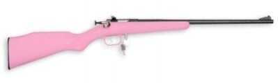 Crickett 22 Long Rifle 16.125" Barrel Single Shot Pink Synthetic Stock Blued Bolt Action 220