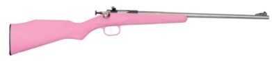 Crickett 22 Long Rifle Pink Synthetic Stainless Steel Barrel Caliber 221