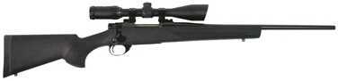 Howa 2-N-1 Youth 243 Winchester 20" Barrel Hogue Over Molded Black Stock Bolt Action Rifle HWR66209
