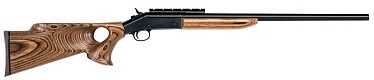 NEF / H&R Ultra Varmint 243 Winchester 24' Bull Barrel Top Rail Brown Laminated Thumbhole Stock 72722