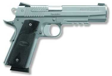 Sig Sauer 1911R 45 ACP Stainless Steel Rail Rosewood Grip Novak Night Sights Semi Automatic Pistol 1911R45SSS