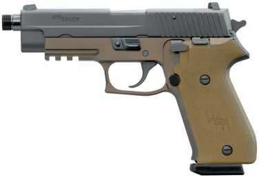 Sig Sauer P220 45 ACP Combat Dark Earth Threaded Barre lSemi Automatic Pistol 22045CPDSTB