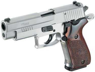 Sig Sauer P220 45 ACP Elite Stainless Steel Finish Wood Grip 2-8 Round Mags Semi Automatic Pistol Pistol 220R45SSE
