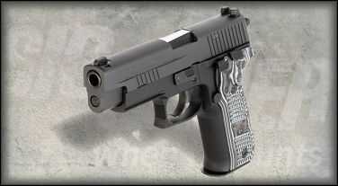 Sig Sauer P226 40 S&W Black Front Serrations Hogue Grip Semi-Automatic Pistol E26R40XTMBLKGRY