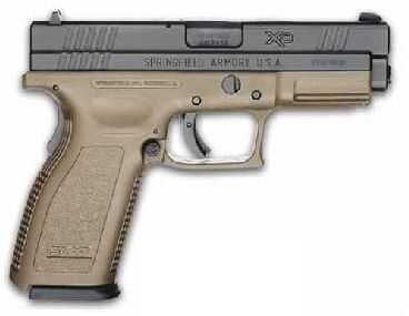 Springfield Armory XD 40 S&W 5" Barrel Dark Earth Frame 12 Round Semi-Automatic Pistol XD9132HCSP06