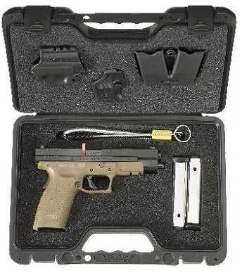 Springfield Armory XD 45 ACP 5" Barrel Tactical Flat Dark Earth 2-13 Round Mags Semi Automatic Pistol XD9162HCSP06