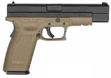 Springfield Armory XD 45 ACP 5" Barrel Tactical Flat Dark Earth Finish 2-13 Round Mags Semi Automatic Pistol XD9262HCSP06