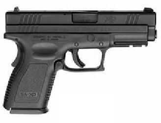 Springfield Armory XD 45 ACP 4" Barrel Compact Black Finish 10 Round Semi Automatic Pistol XD9645SP06