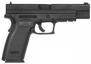 Springfield Armory XD 45 ACP 5" Barrel Compact Black Finish 2-10 Round Mags Semi Automatic Pistol XD9655SP06