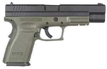 Springfield Armory XD 45 ACP Compact 5" Barrel OD Green Semi Automatic Pistol XD9656HCSP06