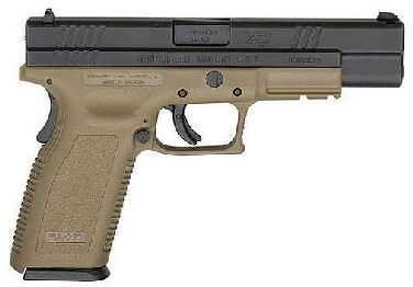 Springfield Armory XD 45 ACP Compact 5" Barrel Flat Dark Earth Finish Semi Automatic Pistol XD9657HCSP06