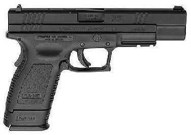 Springfield Armory XD 45 ACP Compact 5" Barrel Black Finish Trijicon Sight Semi Automatic Pistol XD9658HCSP06