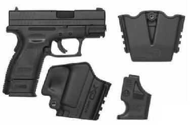 Springfield Armory XD 9mm Luger Subcompact 3" Barrel 16 Round 2 Magazines Black Semi Automatic Pistol XD9801HCSP06