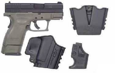 Springfield Armory XD 40 S&W Subcompact 3" Barrel O D Green 2 -12 Round Mags Semi-Automatic Pistol XD9812HCSP06