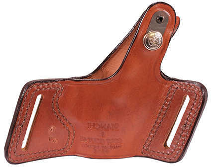 Bianchi 5 Black Widow Leather Holster Plain Tan, Size 10, Left Hand 12844
