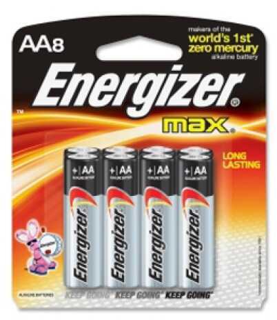 Energizer Premium Max Batteries AA (Per 8) E91BP-8x