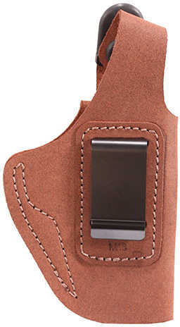 Bianchi 6D Deluxe Waistband Holster Natural Suede, Size 10, Right Hand 19038