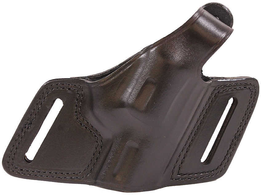 Bianchi 5 Black Widow Leather Holster Plain Size 01 Left Hand 15707