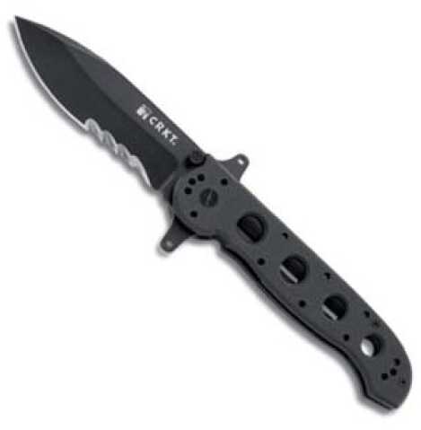 Columbia River Knife & Tool M21 Special Forces Folding 8Cr14MoV/Titanium Nitride Combo Deep Bellied Spear Point Du