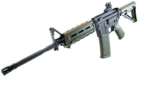 Black Dawn AR-15 5.56mm NATO/ 223 Remington 16" Barrel MFR Rail OD Green A2 Front Sight Semi Automatic Rifle BDR-15MP-ODG