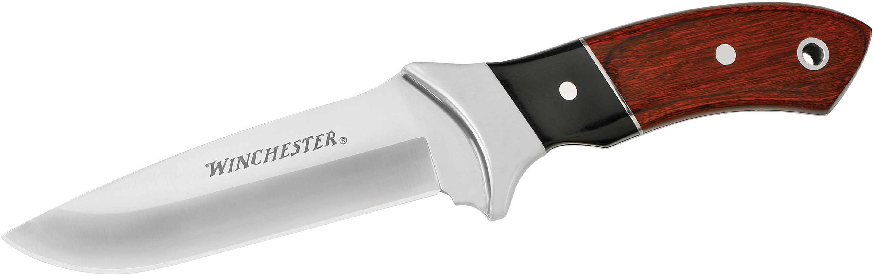 Winchester Knives Pakka Wood Knives Large Fixed Blade Drop Point 22