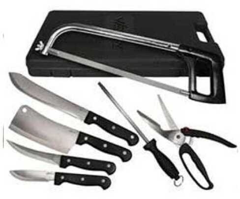 Weston Products Knife Set Game Processing 10 Piece Black 83-7001-W