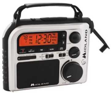 Midland Radios Emergency Multi-Power/Crank AM/FM/WX ER102