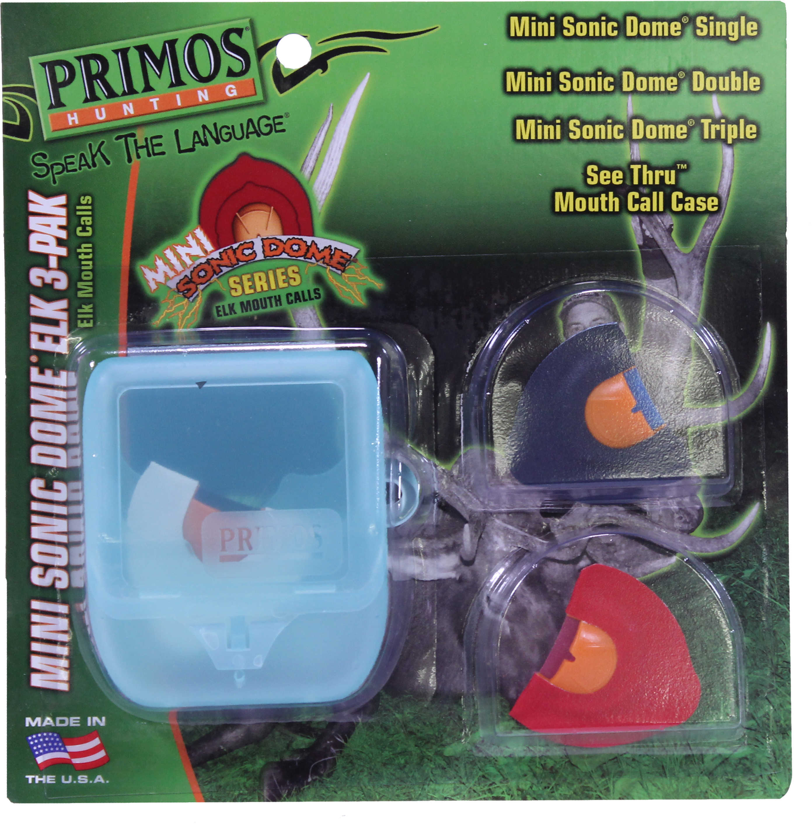 Primos Elk Calls Mini Sonic Dome 3-Pack 1652