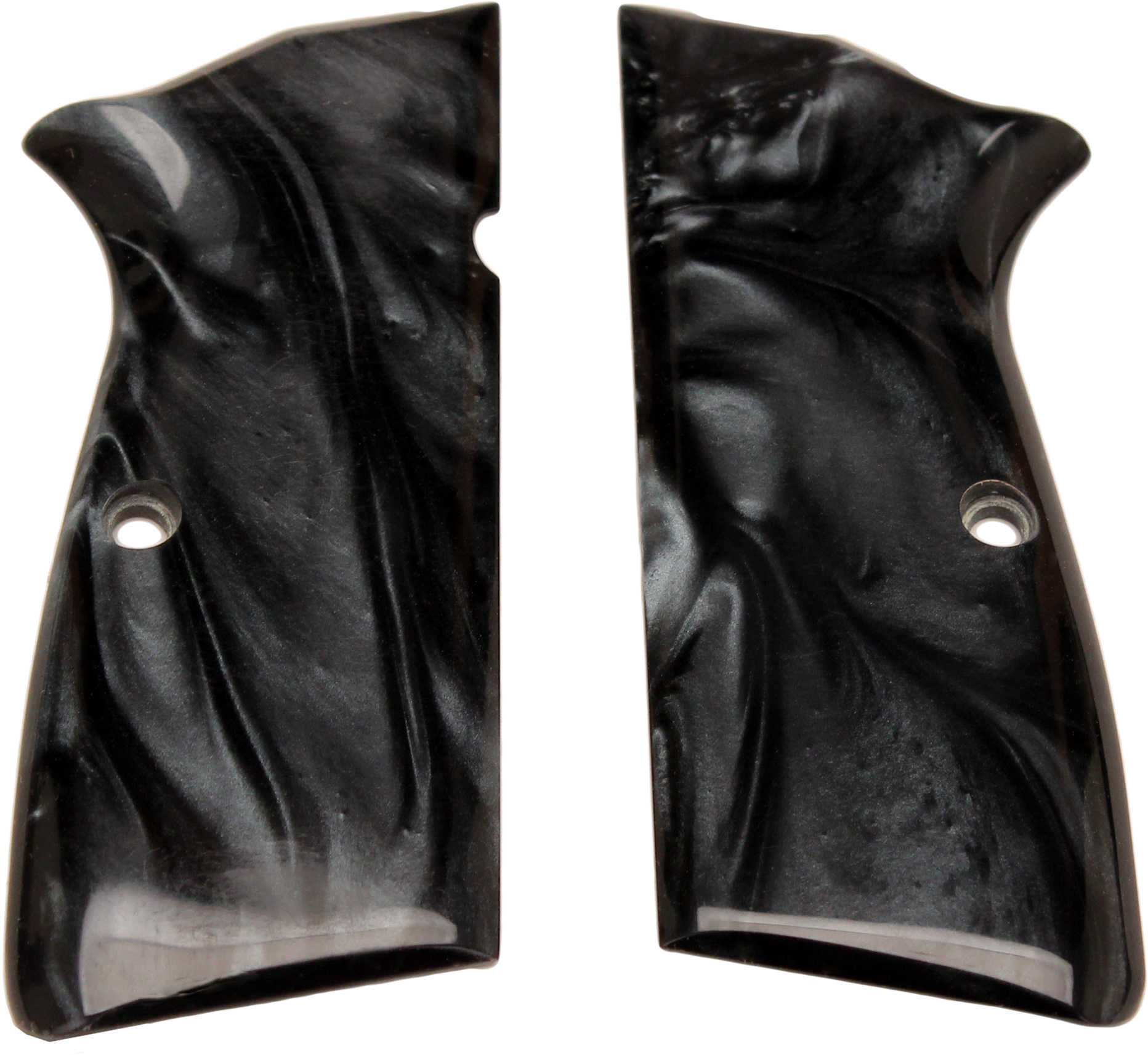 Hogue Browning Hi-Power Grip Panels Black Pearl 09418