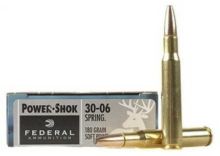 30-06 Springfield 20 Rounds Ammunition Federal Cartridge 180 Grain Soft Point