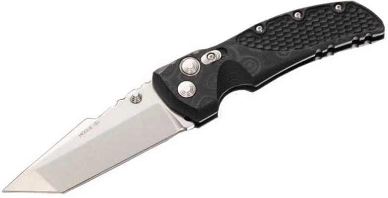 Hogue G10 Frame 3.5 Tanto Blade, Tumble Finish, Black 34169