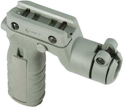 Click to see larger image. Mission First Tactical React Torch & Vertical Grip Foliage Green Md: RTGFG